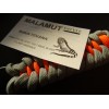 MALAMUT - Brelok surwiwalowy do kluczy IGUANA - Paracord 1,4m+0,5 (USA) - Grey / Orange