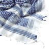 101 Inc. - Arafatka PLO Scarf 100% Cotton - Biało / Niebieski