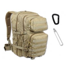 Mil-Tec - Plecak Assault Pack Large - 36 Litrów- Coyote Brown - 14002205