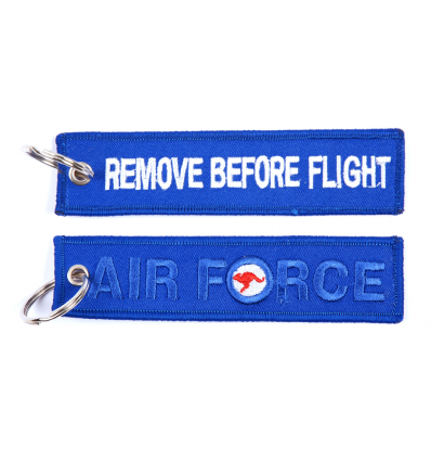 Brelok / Zawieszka do kluczy - REMOVE BEFORE FLIGHT - Air Force (Australia) - Niebieski