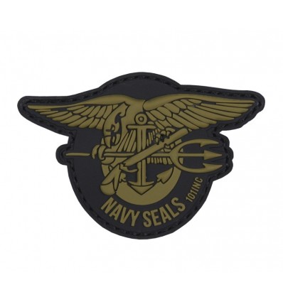 101 Inc. - Naszywka Navy Seals - 3D PVC - Coyote Brown