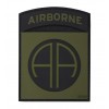 101 Inc. - Naszywka 82nd US Airborne Division - 3D PVC - Zielony