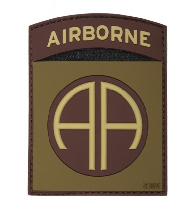 101 Inc. - Naszywka 82nd US Airborne Division - 3D PVC - Coyote Brown