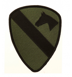 Patch - Naszywka U.S. 1st Cavalry Division - Gaszony olive