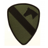 Patch - Naszywka U.S. 1st Cavalry Division - Gaszony olive