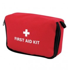 Mil-Tec - Apteczka z wyposażeniem - First Aid Kit - Mała - Czerwona - 16026000