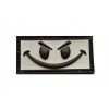 101 Inc. - Naszywka Evil Smiley - 3D PVC - Grey