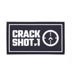 101 Inc. - Naszywa Crack Shot - 3D PVC - Czarny