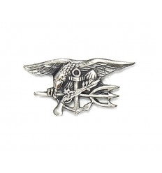 Odznaka NAVY SEALS / Special Warfare Command - Srebrny