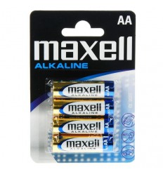 Maxell - Bateria alkaliczna AA R6 1,5V - Zestaw 4 sztuk