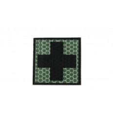 Combat-ID - Naszywka Krzyż - Zielony - Gen I - F2