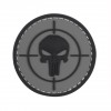 101 Inc. - Naszywka Punisher sight - 3D PVC - Szary