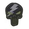 101 Inc. - Naszywka Punisher Thunder - 3D PVC - Zielony