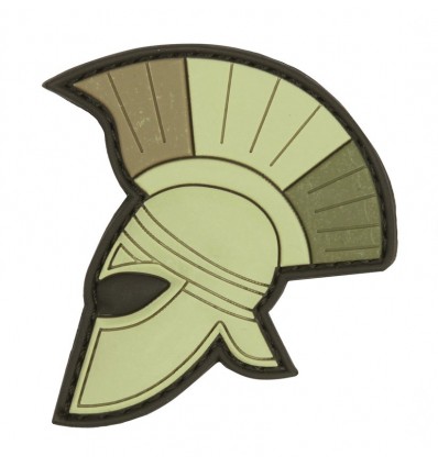 101 Inc. - Naszywka Spartan Helmet - 3D PVC - Zielony