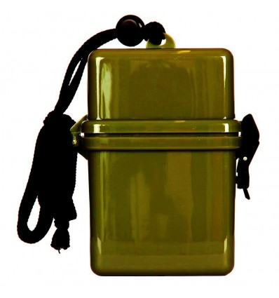 Fosco - Pudełko / Pojemnik wodoszczelny z linką - Olive
