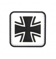 101 Inc. - Naszywka German Cross - 3D PVC - Biały
