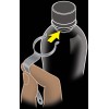 NiTE IZE - Drink 'N Clip Stalowe zawieszenie do butelki