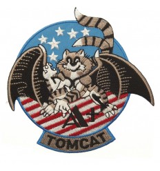 101 Inc. - Naszywka TOMCAT USA - Wyszywana - Termoprzylepna - 442306-780