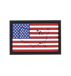 101 Inc. - Naszywka Flaga USA / US Flag with contour - 3D PVC
