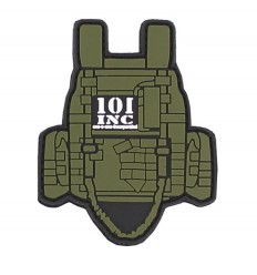 101 Inc. - Naszywka Tactical Vest - 3D PVC - Zielony