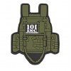 101 Inc. - Naszywka Tactical Vest - 3D PVC - Zielony