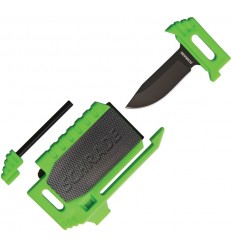 Schrade - Zestaw survivalowy - Nóż Multitool Krzesiwo Gwizdek - Pocket Survival Knife - SCH1100050