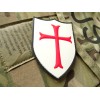 101 Inc. - Naszywka CRUSADER TEMPLAR - Krzyżowiec Templariusz - 3D PCV - Biały