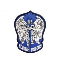 MALAMUT - Naszywka ST. MICHAEL PROTECT US - Blue