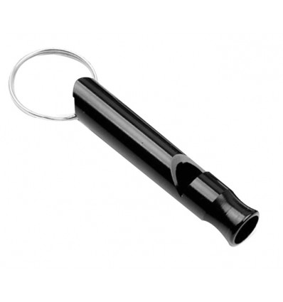 Gwizdek ratunkowy Emergency Whistle - Aluminium - Czarny - EW02