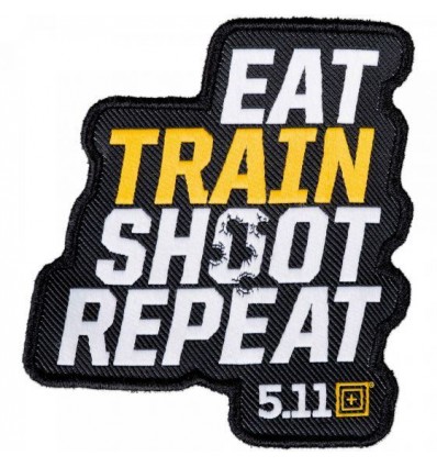 5.11 - Naszywka REPEATER - EAT TRAIN SHOOT REPEAT