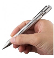 MALAMUT - Długopis stalowy / taktyczny - RELOAD BOLT - Srebrny - MTPEN07
