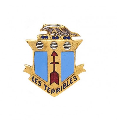 Odznaka - US ARMY 128th Infantry Regiment /Gold