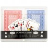 Karty - Zestaw kart do gry - 2 talie / 2x56 - Plastikowe pudełko