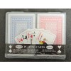 Karty - Zestaw kart do gry - 2 talie / 2x56 - Plastikowe pudełko