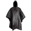 Protex GMBH - Ponczo przeciwdeszczowe - Rain Poncho - 100% polyester - Czarny