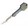 EDC - Nóż składany Key Knife Titanium Handle - KKT - Blue Metalic