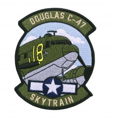 101 Inc. - Naszywka Douglas C-47 SKYTRAIN - Wyszywana - Termoprzylepna