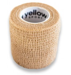 yellowBAND - Bandaż kohezyjny 5cm x 4,5metra - Kolor cielisty