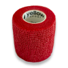 yellowBAND - Bandaż kohezyjny 5cm x 4,5metra - Czerwony