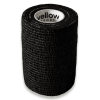 yellowBAND - Bandaż kohezyjny 7cm x 4,5metra - Samoprzylepny -  Czarny