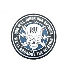 101 Inc. - Naszywka God Will Judge Our Enemies - 3D PVC