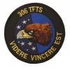 101 Inc. - Naszywka 306th Tactical Fighter Squadron - Wyszywana - Termoprzylepna