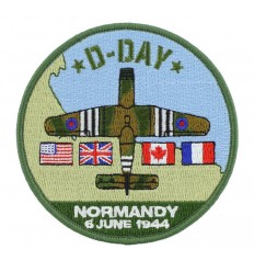 101 Inc. - Naszywka D-Day HORSA GLIDER - NORMANDY 6 JUNE 1944 - Wyszywana - Termoprzylepna