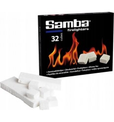 Samba - Podpałka / Rozpałka biała - 32 Kostki
