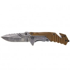 101 Inc. - Nóż ratowniczy VIPER Knife - Blackwash / G10 - Coyote Brown - BF210142