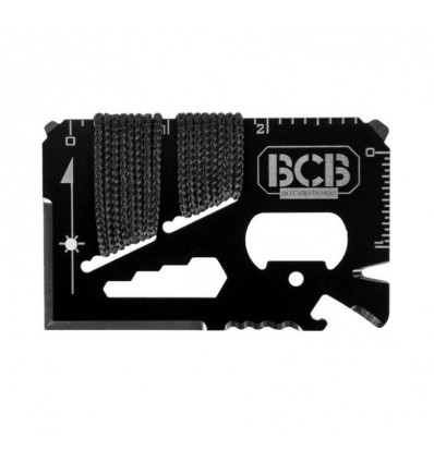 BCB - Karta survivalowa / Multitool Mini Work Tool - Czarny - CM024B