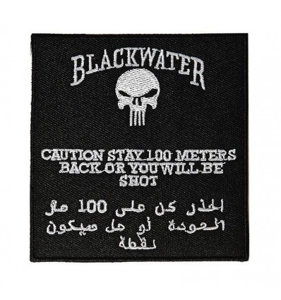 101 Inc. - Naszywka Blackwater 100 metrów - SWAT