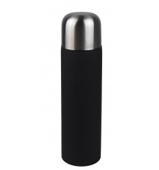 Schou - Termos HOT / COLD Vacuum Flask - Stalowy - Czarny - 0,5 Litra