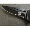 Mil-Tec - Nóż ratowniczy AutoKnife RESCUE - Czarny - 15323000