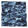 Fostex - Chusta / Bandana Sky Blue Camouflage - 55x55cm